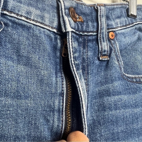 Madewell The High-Rise Slim Crop Boyjean Size 25 - Picture 4 of 9